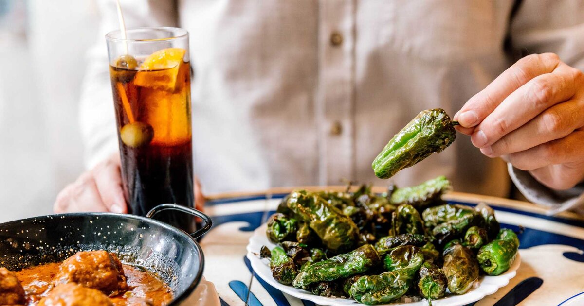 Pimientos de Padrón Mit diesem Tapas Rezept holst du dir spanische