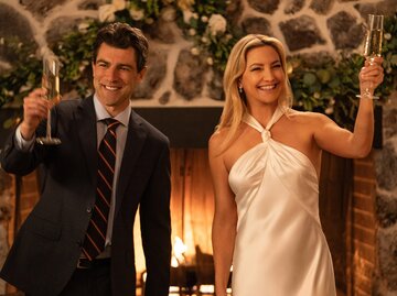 Kate Hudson und Max Greenfield in der Netflix-Serie Running Point | © NETFLIX