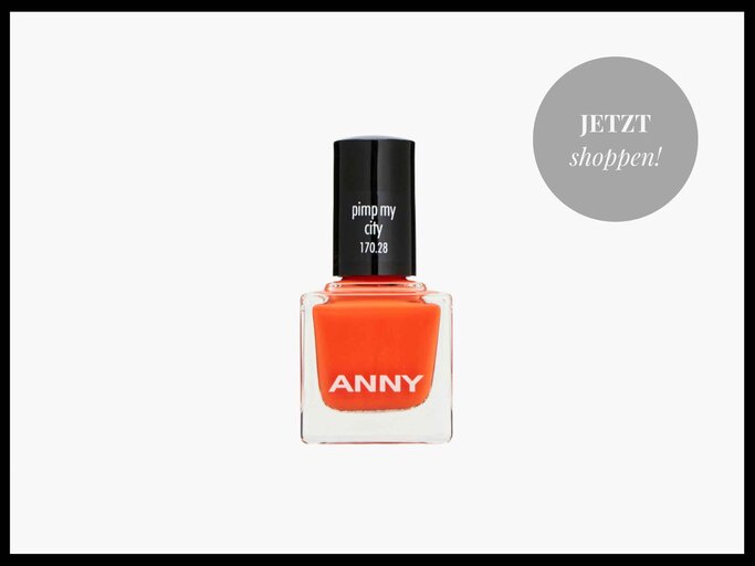 Nagellack von ANNY - Farbe "Pimp my City" erinnert an Aperol Spritz | © Douglas