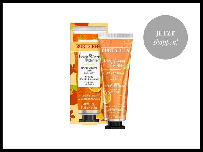 Burt’s Bees Handcreme mit Sheabutter, Orangenblüte und Pistazie | © Amazon