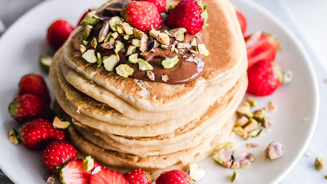 Pancakes mit Himbeeren | © Getty Images