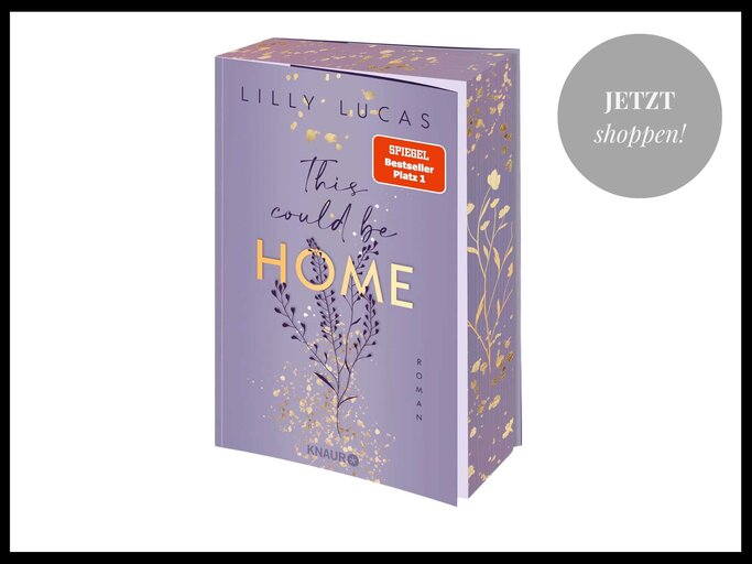 This could be home von Lilly Lucas, Buchcover mit Farbschnitt | © Amazon