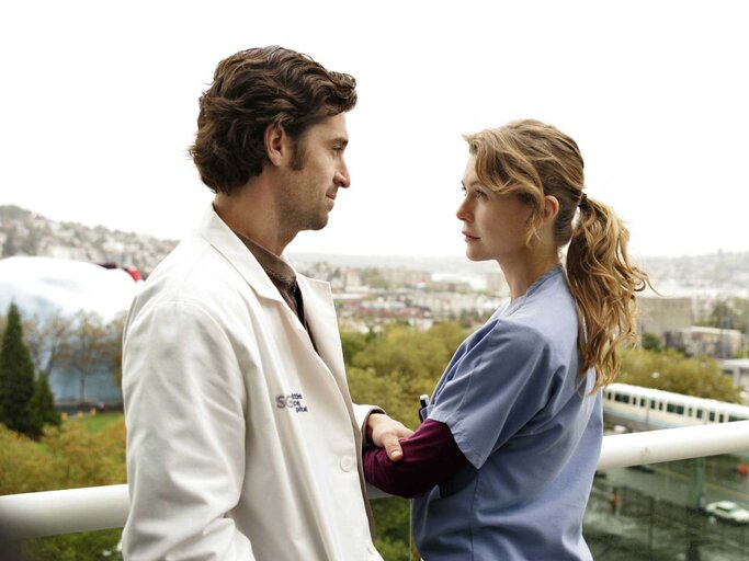 Patrick Dempsey und Ellen Pompeo in Grey's Anatomy | © IMAGO / Cinema Publishers Collection