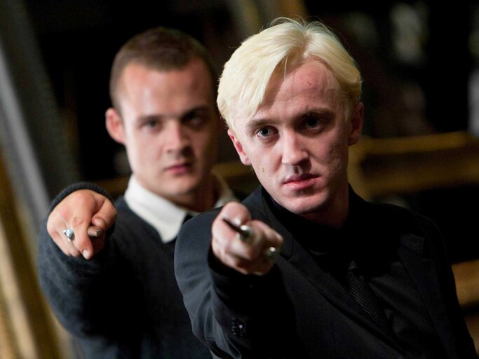 Tom Felton als Draco Malfoy in Harry Potter und die Heiligtümer des Todes Teil 2 | © IMAGO / Cinema Publishers Collection