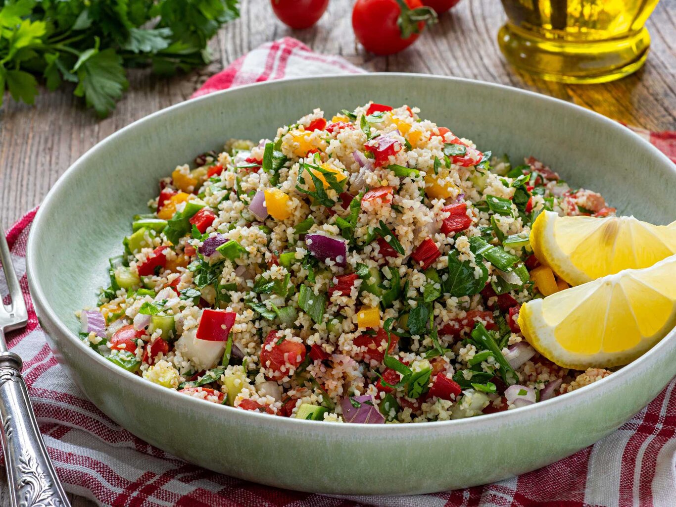 Urlaubsfeeling pur: Sommerlicher Taboulé-Salat mit Minze