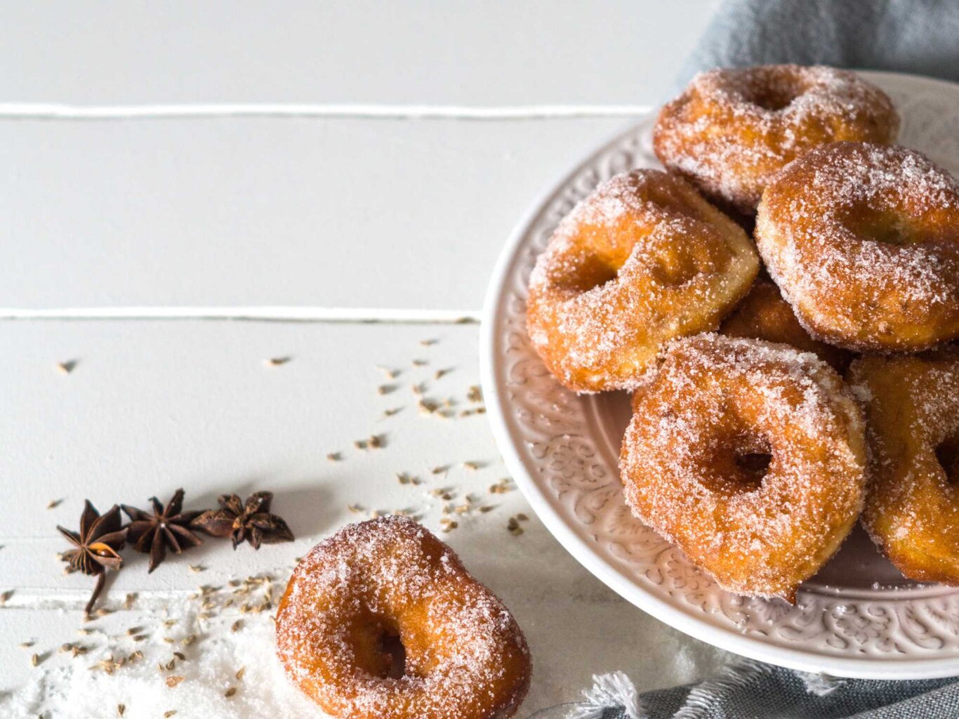 Vegane Zimt-Zucker-Donuts zum Dahinschmelzen