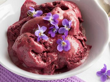 Skyr Eis mit Blaubeeren | © Getty Images/Madeleine_Steinbach