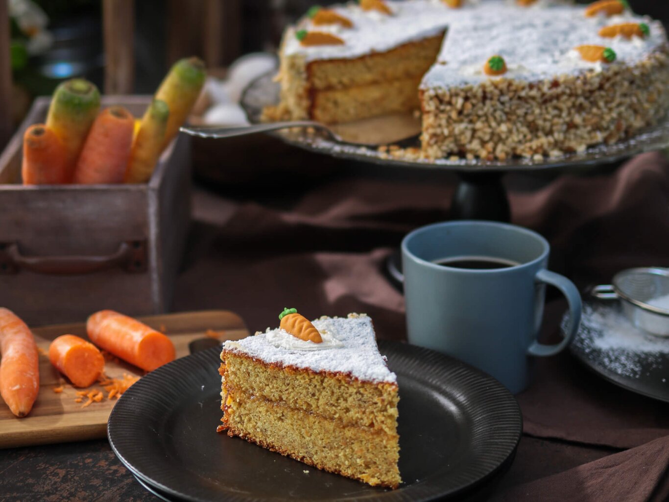 Gesund naschen zu Ostern: So backst du leckeren Rüblikuchen vegan