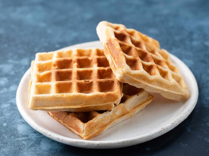 Belgische Waffeln auf einem Teller | © Getty Images/Arx0nt