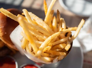 Portion Pommes von oben fotografiert | © Getty Images/Gado