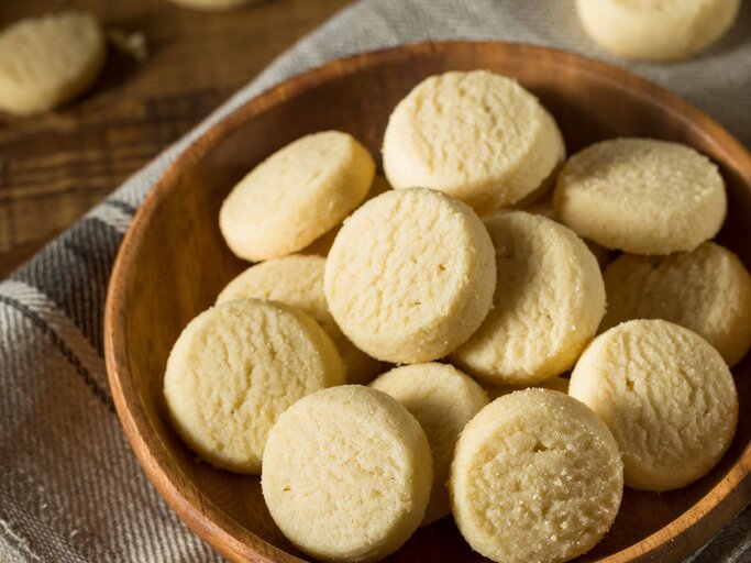 Hausgemachte Heidesand Plätzchen | © Getty Images/bhofack2