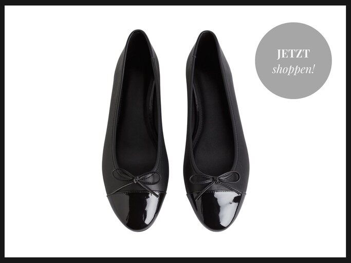 Schwarze Ballerinas von H&M | © H&M