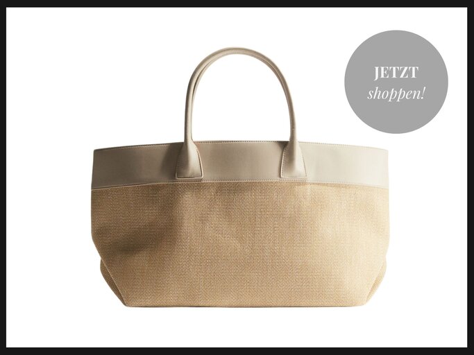 Beige Shopper-Tasche von H&M | © H&M