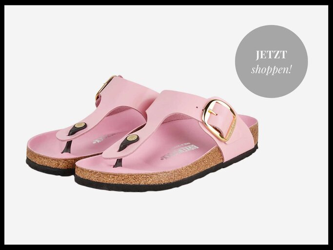 Rosafarbene Birkenstocks | © Breuninger