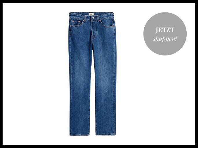 Blaue, gerade Jeans von C&A | © C&A