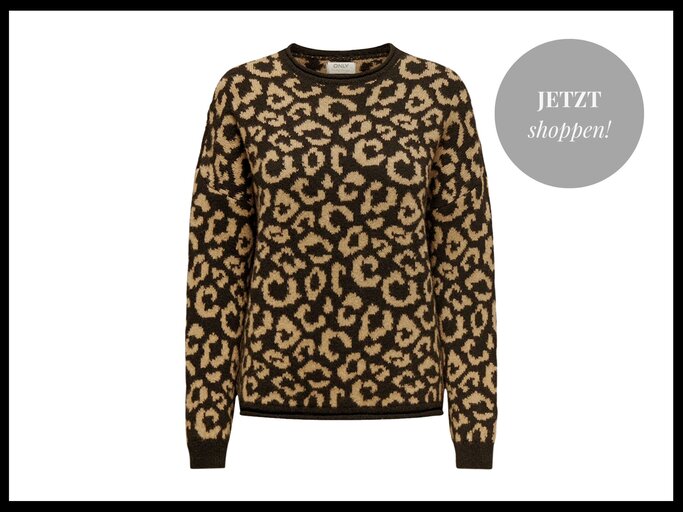 Pullover mit Leopardenmuster von ONLY bei Breuninger | © Breuninger