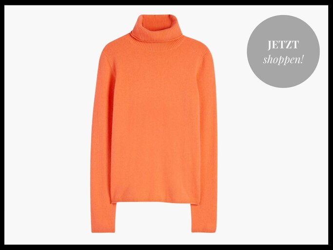 Kaschmirpullover von C&A in Orange | © C&A