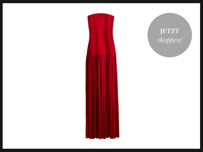 Rotes Bandeaukleid von H&M | © H&M