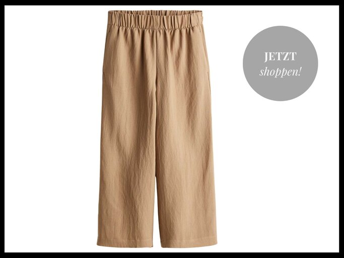 Dunkelbeige Schlupf Culotte | © H&M