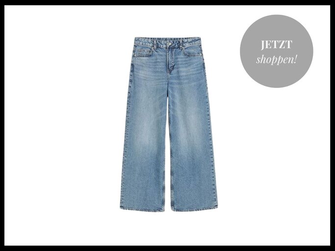 H & M - Baggy Regular Jeans - Blau - Damen | © H&M