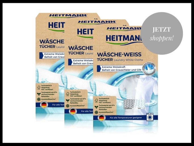 Wäsche-Weiß-Tücher von Heitmann bei Amazon | © Amazon