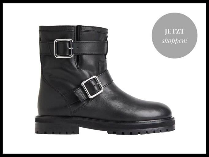 Schwarze Biker Boots von H&M | © H&M