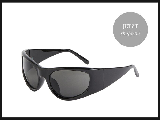 Sportliche, schwarze Sonnenbrille von H&M | © H&M