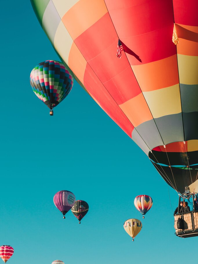 Heißluftballon | © Unsplash | Ian Dooley