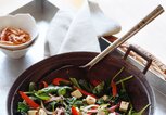 Rezept: Tofu mit Spinat und Miso