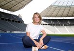 Jessy Wellmer im Olympiastadion | ©  ddp | Steffens