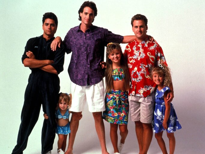 Foto von der Besetzung der 90er Jahre Serie 'Full House' | © ddpimages.de |interTOPICS |Globe Photos