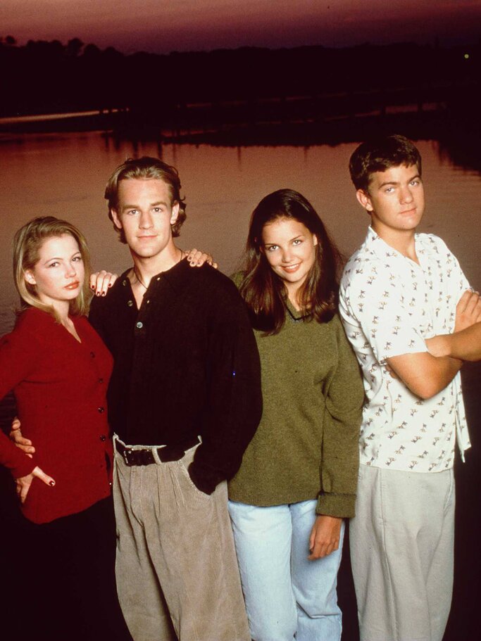 Cast von Dawson's Creek mit Michelle Williams und Katie Holmes | © Getty Images