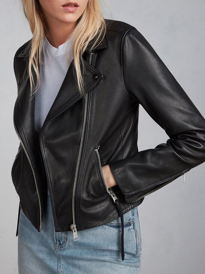 Bikerjacke aus Leder von Allsaints | © PR