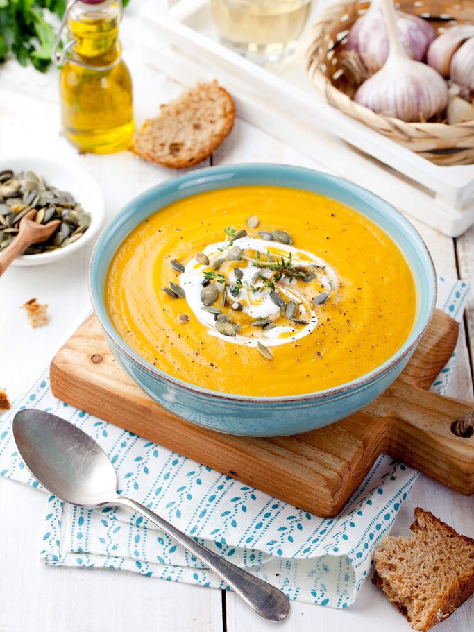 Butternuss Kürbissuppe | © iStock | AnnaPustynnikova