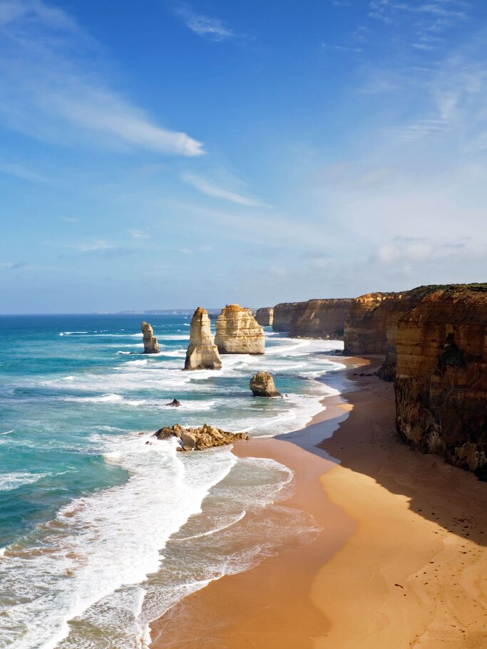 Twelve Apostles-Bergkette, Victoria, Australien | © iStock | Susan_Stewart