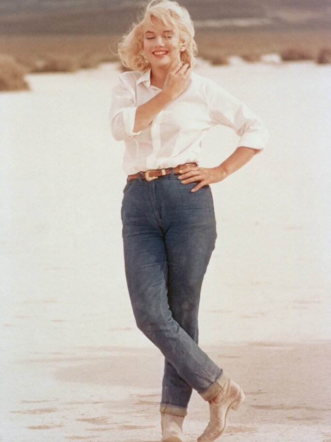 Marilyn Monroe in Blue Jeans | © Getty Images | Sunset Boulevard 