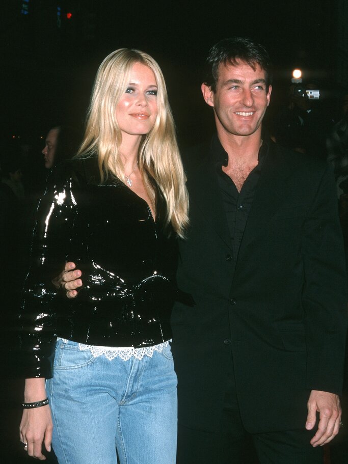 Claudia Schiffer with her husband Tim Jeffries. | © Getty Images | Ron Galella, Ltd. 