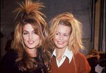 Claudia Schiffer mit Cindy Crawford | © Getty Images | Bertrand Rindoff Petroff 