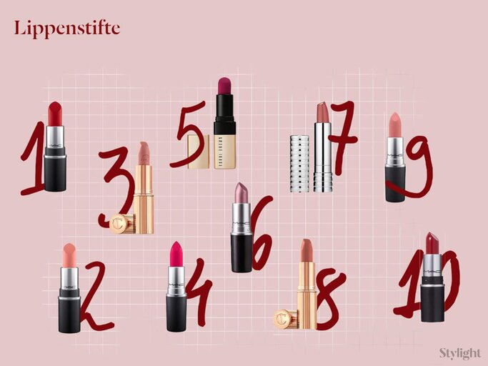 die zehn beliebtesten Lippenstifte 2019 | © Stylight