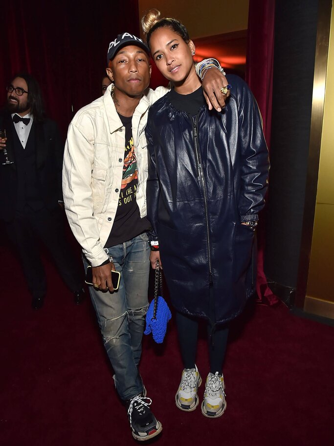 Helen Lasichanh und Pharrell Williams | © Getty Images | Kevin Mazur