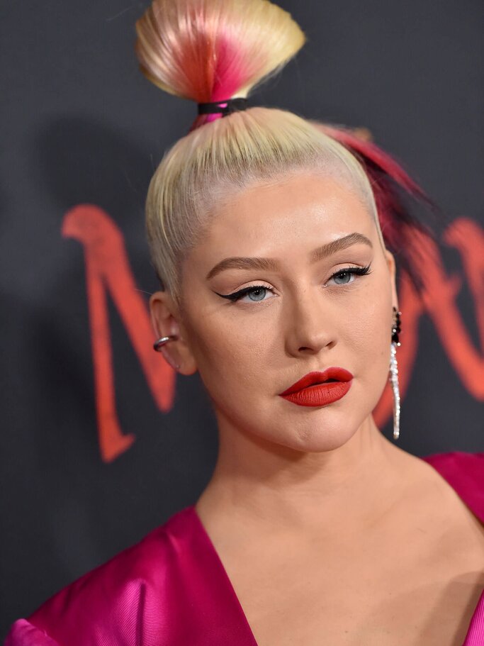 Christina Aguilera bei der Premiere von "Mulan" im Jahr 2020. | © Getty Images | Axelle/Bauer-Griffin