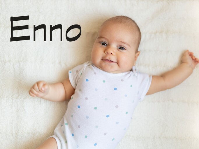 Süßes Baby mit dem Namen Enno | © iStock | mdphoto16