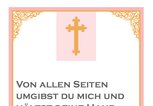 Vorlage mit Taufspruch, Psalm 139,5 | © iStock | alenaspl