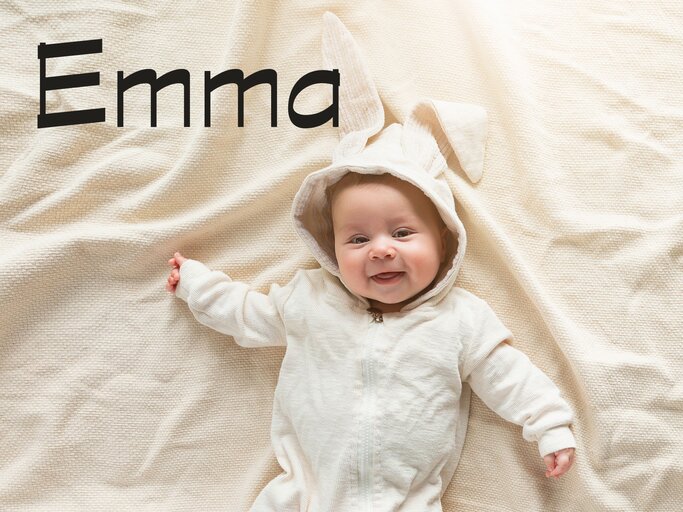 Süßes Baby mit dem Namen Emma | © iStock | Amax Photo