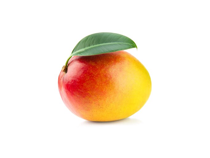 Mango vor einem weißen Hintergrund. | © iStock.com / atoss