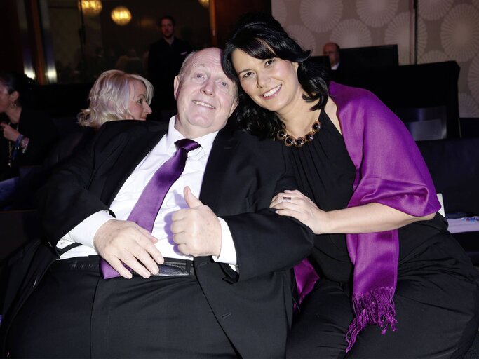 Reiner Calmund und seine Frau Sylvia Calmund. | © gettyimages.de / Gisela Schober