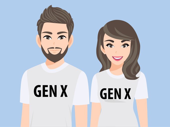 Generation X Cartoon | © iStock | koongtita