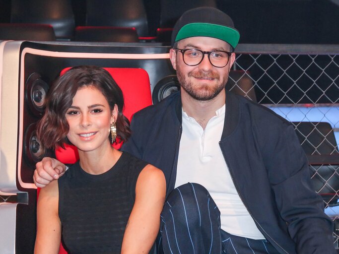 Lena Meyer-Landrut mit Mark Forster bei The Voice | © Getty Images | Tristar Media