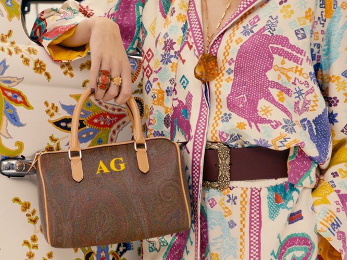 Personalisierte Tasche von Etro | © PR