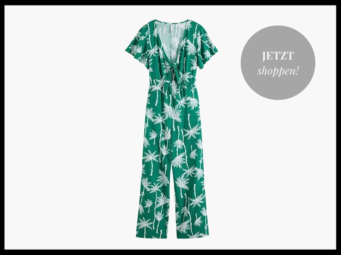 Jumpsuit im Palmen-Muster | © Myself/Bonprix